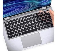 Keyboard Cover for Dell Latitude 3340 13.3", Dell Latitude 5320 5330 5340 5350 13.3" Dell Latitude 7320 7330 7340 7350 13.3 2-in-1 Keyboard Silicon Protective Skin Accessories -Black
