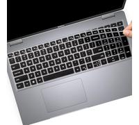 Keyboard Cover for Dell Latitude 3540 5550 5540 5530 5531 5520 5521, Precision 3590 3591 3580 3581 3560 3570 3561 3571 15.6" Laptop, Dell Latitude 5520 5530 5540 Keyboard Skin Protector-Black