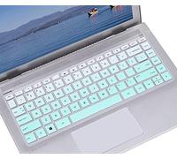 Keyboard Cover for HP 14 inch Laptop/HP Pavilion x360 14 inch Keyboard Cover 14M-BA 14M-BF 14M-CD 14M-DH 14-FQ 14-BF/BW 14-CM/CF/CE 14-DQ/DK/DH/DS/DG Series HP 14 inch Keyboard Cover Skin,Gradual Mint