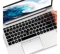 Keyboard Cover for HP EliteBook 840 845 G7 G8 14 inch Laptop Notebook PC Model Accessories Keyboard Protective Skin (Not fit New 840 845 G9 G10 G11)-Black