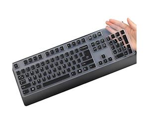 Keyboard Cover for Lenovo Preferred Pro & Preferred Pro II Wired Keyboard 4X30M86879 4Y9400 73p5220 US 41A5289 54Y9400 SK-8825/8813/8820/1619/8827/8817 KB-1021/1468 ku-0225 ekb-425a (Black)