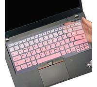 Keyboard Cover for Lenovo ThinkPad 14" E480 E485 E490 E475 E470 E470c, ThinkPad 14" T460(s) T470(s) T480(s) T490/S T495(S), ThinkPad L390 L460 L470 L480 14", Thinkpad A475 A485 -Gradual Pink