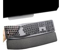Keyboard Cover for Logitech K860/Logitech Ergo K860 Wireless Keyboard,Logitech K860 Accessories, K860 Keyboard Protector Skin-Black
