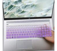 Keyboard Cover Skin Compatible 15.6 inch HP Pavilion x360 15-BR075NR / HP Pavilion 15-BS 15-BW 15-CC 15-CB 15-CD/HP Envy x360 15M-BP 15M-BQ,17.3 HP Envy 17M 17-BS Keyboard Covers (Omber Pink Purple)