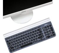 Keyboard Cover Skin Fit Logitech K780 & Multi-Device Wireless Keyboard Ultra Thin Silicone Laptop-Black