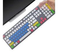 Keyboard Cover Skin for Dell KM636 KB216 KB216t KB216d KB216p Wired & Wireless Keyboard, Dell Optiplex 5250 3050 3240 5460 7450 7050, Dell Inspiron Desktop 24" 27" 5400 5490 7700 7790 3475 3670 3477