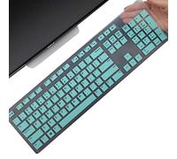 Keyboard Cover Skin for Dell KM636 KB216 KB216t KB216d KB216p Wired & Wireless Keyboard, Dell Optiplex 5250 3050 3240 5460 7450 7050, Dell Inspiron Desktop 24" 27" 5400 5490 7700 7790 3475 3670 3477