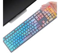 Keyboard Cover Skin for Dell KM636 KB216 KB216t KB216d KB216p Wired & Wireless Keyboard, Dell Optiplex 5250 3050 3240 5460 7450 7050, Dell Inspiron Desktop 24" 27" 5400 5490 7700 7790 3475 3670 3477