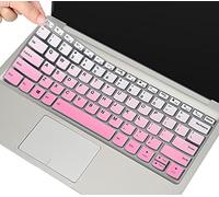 Keyboard Cover Skin for Lenovo Flex 5 14" 2-in-1 Laptop/Ideapad S540 14 inch/IdeaPad Flex 5 14" Laptop Keyboard Protector Skin, Lenovo Ideapad Flex 5 5i 14" Laptop Keyboard Skin, Ombre Pink