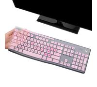 Keyboard Cover Skin Protector for Logitech MK295 MK275 MK270 Wireless Keyboard, Logitech K200 K260 K270 K275 K295 MK200 MK260 Ultra Thin Desktop PC Silicone Keyboard Cover-Lovly