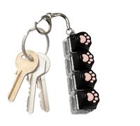Keyboard Fidget - 4 Key Stress Relief Clicker | Portable and Colorful Keychain | Sound Button Mini Desktop Keyboard for Office School Travel Gift