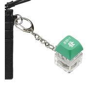 Keyboard Fidget Clicker Toy Clicker with Light Up Key Novelty Toys for Kids and Adults Printed with Chinese Characters Hanging on Cell Phone Cases Bags and Keys