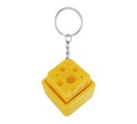Keyboard Fidget - Crisp-Sounding Cheese Button , Cheese Shape Fidget Clicker | Sensory Tool , Office Decoration, Press-To-Release Toy , Portable Stress-Relieving Gadget