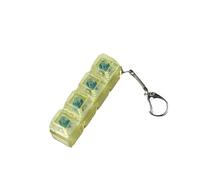 Keyboard Fidget, Keyboard Fidget Toy, Fidget Keyboard Keychain, Funny Stress Relief Toys for Adults Kids, Keyboard Clicker Fidget Decompression Gift for Men & Women (Yellow, One Size)