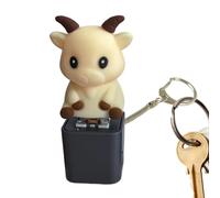 Keyboard Fidget LED Fun Cute Animal Keychain with Sound