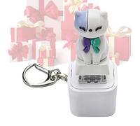 Keyboard Fidget | Rechargeable Portable Cat Meow Dog Bark Sound - Stress Reliever with Lights - for Kids Boy Girl Travel Backpack Offices School