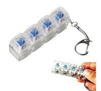 Keyboard Fidget Toy 1 Pcs, Keyboard Fidget, Fidget Keyboard, Keyboard Keychain Easy to Carry Fidget Toys Happy Decompression Button Releases Stress while Away Time Boys and Girls