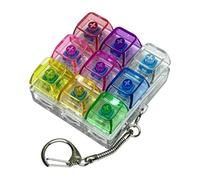 Keyboard Fidget Toy - 9 in 1 Sensory Button Gadget with Led Light, Clicker Style Stress Relief Device, Multi Button Interactive Toy with Portable Design, Sensory Fidget Tool for School Home Car