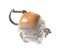 Keyboard Fidget Toy, Bread-Shaped Design, ABS Material, Mechanical Clicker, Handheld Stress Reliever, Interactive Play, For Adults Kids Work School Travel Classroom Home Bag