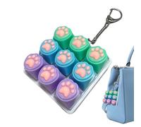 Keyboard Fidget Toy - Cat Paw Stress Relief, Clicker Gadget Multi Button Sensory Fidget Device for Reduction and Focus Improvement Compact Design for Classroom School Work Home Car 2.36 inches
