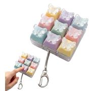 Keyboard Fidget Toy Clicker, Butterfly Keyboard Clicker Fidget Keychain, Clicky Mini Keyboard Toy Fidget For Anxiety ADHD