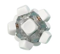 Keyboard Fidget Toy - Fidget Toys For Adults With LED Light, Ball Shaped 12-Key Sensory Game Keychain Keyboard Clicker A-nxiety Relief, Cool Gadgets Stress Relief Toys