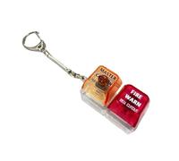 Keyboard Fidget Toy, Fun Novelty Pendant, 2 Button Design, Finger Keyboard Toy, 2-Button Fidget Key chain, Portable Key chain Design, Ideal for Teens Adults