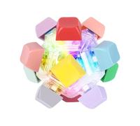 Keyboard Fidget Toy Light Up,Ball Shaped 12 Button Keyboard Clicker Fidget Toy With Light,Mechanical Keyboards Sensory Game With LED Lights For Adults Kids School Travel Classroom Home Bag Desk Office