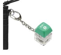 Keyboard Fidget Toy Printed Chinese Character Novelty Joke Toy | Lighted Key Clicker Toy for Kids Adults Home School Office, Hung On Cell Phone Cases Bags Keys