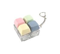 Keyboard Fidget Toy - Sensory Stimulation, Mini Keychain Toy, Portable Interactive Desk Accessory, Fun Boredom Reliever Tool with Playful Focus Style, For Adults Home School Travel Office Desk Use