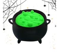 Keyboard Fidget Toy,Stress Relieving Witch Cauldron - Halloween 3D Print Fidget Clicker for Kids Birthday Party Travel Car Road Trip Airplane Classroom Desk Decor