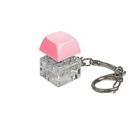 Keyboard Fidget Toys,Fidget Keyboard,Stress Relief Toy Lightweight Keychain,inger Keyboard Caps Toy for to Relief Stress Pass the Time for Relaxation Lightweight Portable (Pink)