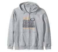 Keyboard It's all about finding the right keys to happiness Zip Hoodie