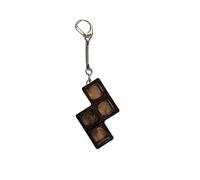 Keyboard Keychain for Keyboard Drawer Organization, Transparent N-Shaped Accessory Form with Clear Body N Shape Accessory Base Clear Part Four Recess Body Compact Desk Storage Hobby Organizer Base