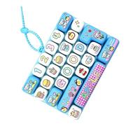 Keyboard Keychain Silent Relaxing 26 Keys Pendant Decoration