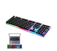 Keyboard - LED Backlit Floating Keypad, Compact Waterproof Typing Keyboard | Click Responsive Game Keyboards Device, Desktop Accessory Kits with Durable Home gamers backlight Designs