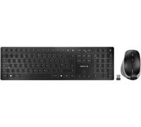 Keyboard & Mouse Cherry DW 9500 Wireless Rechargeable UK Multi Connect Slim Flat