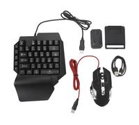 Keyboard Mouse Converter Set 4 in 1 Mobile Game Combo Pack with Keyboard Mouse Converter, Gaming Mouse, One Handed Keyboard, and Phone Stand, for Mix Pro Converter,