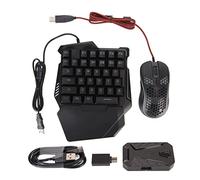 Keyboard Mouse Set, One Handed Gaming Keyboard and Mouse Combo with Converter, Keyboard Converter Set Fit for for XboxONE for Switch