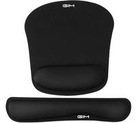 Keyboard Mouse Wrist Rest, GIM Keyboard Wrist Support Mouse Mat Set Memory Foam Ergonomic Wrist Pad Wrist Cushion Anti-Slip for Gaming Computer Notebook Home Office (Lycra)