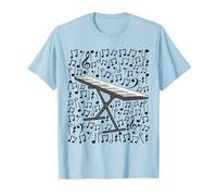 Keyboard Musical Notes Keyboardist Piano Music Teacher T-Shirt
