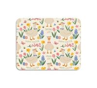Keyboard Pad Cute Goose Happy Easter Gliding Gaming Mouse Mat Spill-Resistant Desk Mat For Laptop Pc Office 10X12In