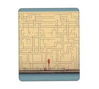 Keyboard Pad Enter the Maze of Thinking Table Mat for Computer 10x12in