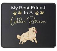Keyboard Pad My Best Friend is a Golden Retriever Office Mouse Pad for