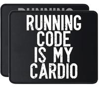 Keyboard Pad Running Code Is My Cardio Mouse Pad Office 25x30CM