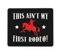 Keyboard Pad This Ain'T My First Rodeo Portable Gaming Mouse Mat Waterproof Table Mat For Pc Computer Work 10X12In