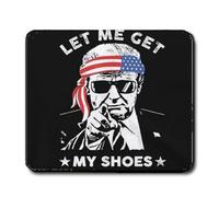 Keyboard Pad Trump Let Me Get My Shoes Gaming Mouse Pad for Laptop 10x12in
