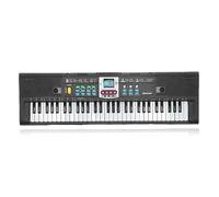 Keyboard Piano, 61-Keys Mini Electric Piano Electric Digital Keyboard Piano Multifunctional Studio Toy Microphone Single Instrument for Practice