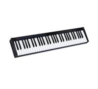 Keyboard Piano 61 keys Portable Electric Piano With Bluetooth MIDI Touch Sensitive With Storage Bag, Sustain Pedal For Beginner Adults(Black)