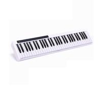 Keyboard Piano 61 keys Portable Electric Piano With Bluetooth MIDI Touch Sensitive With Storage Bag, Sustain Pedal For Beginner Adults(White)